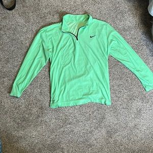 Nike Dry-Fit Workout Long Sleeve in Pistachio